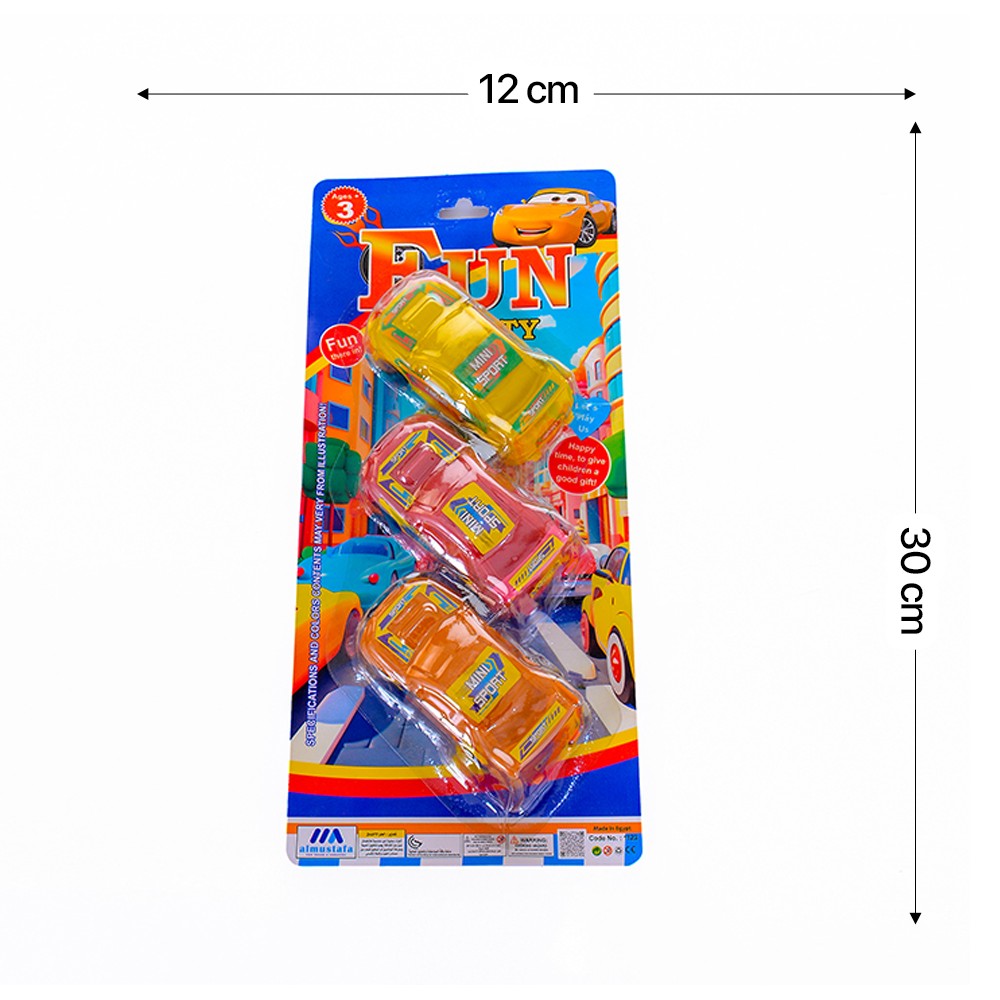 3-Piece Car Card Set