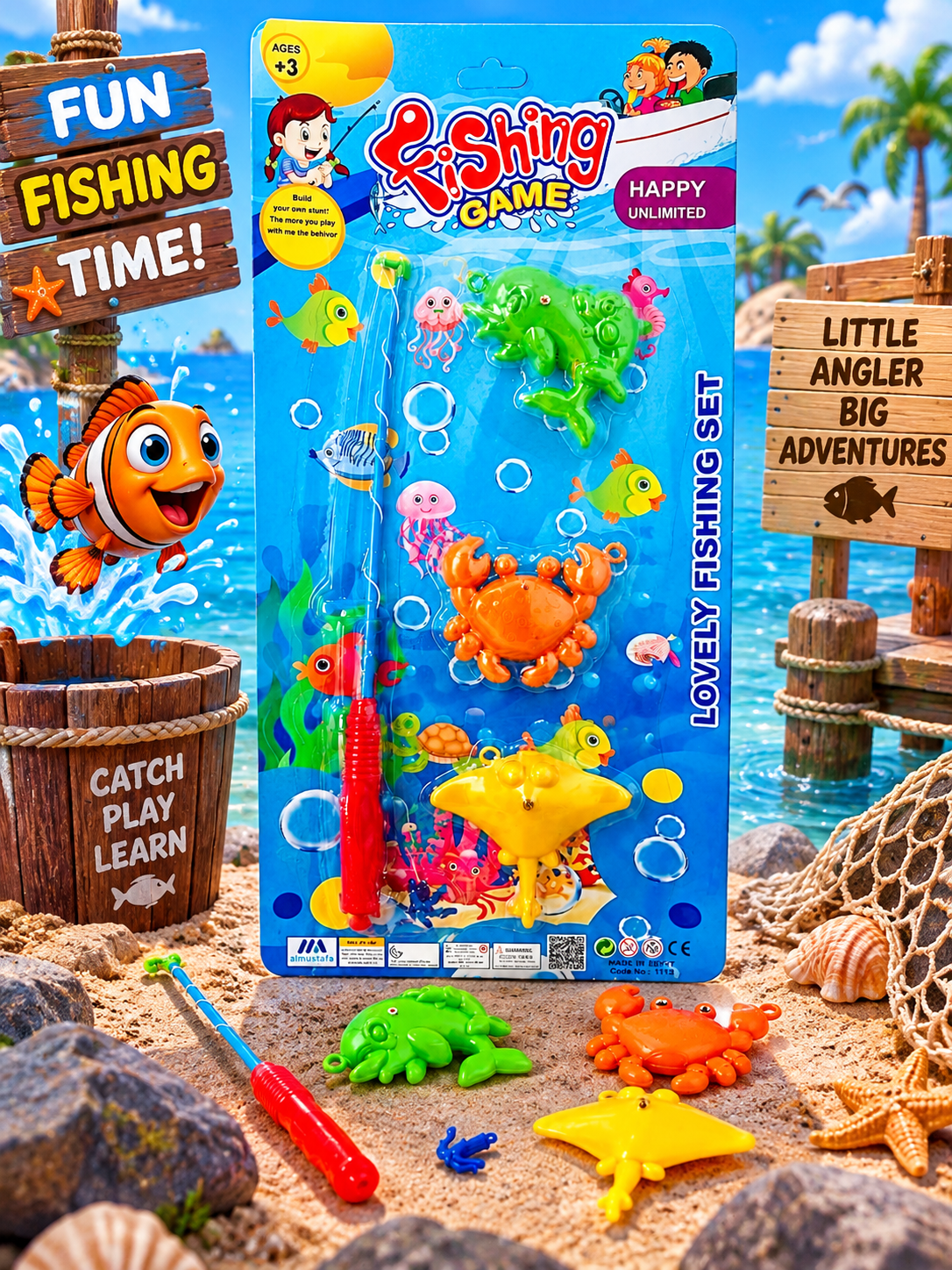 Small Fishing Card Set