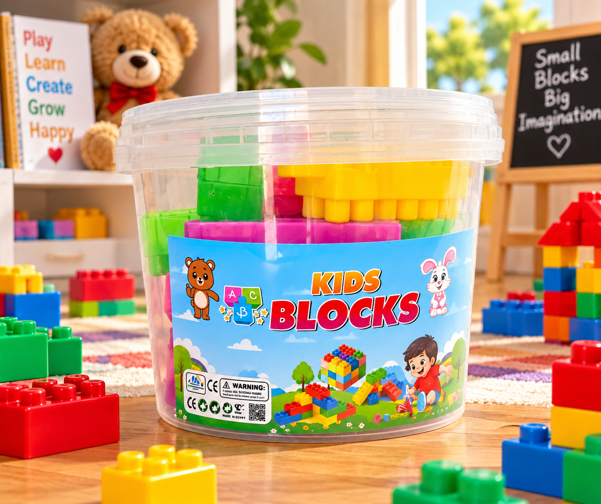 Gold Blocks Bucket