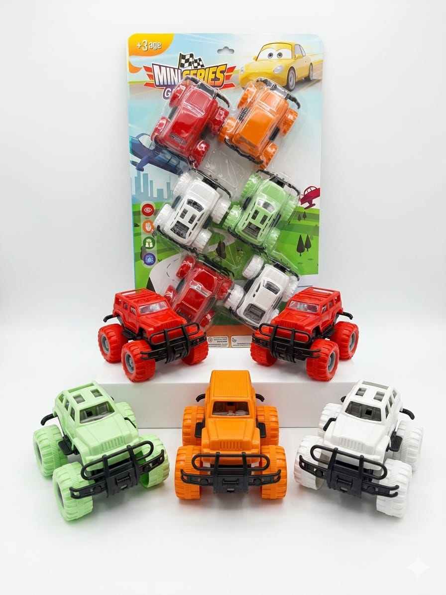 6-Piece Jeep Card Set