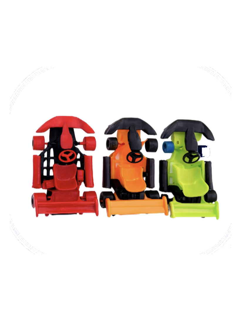 3-Piece Racing Car Card Set