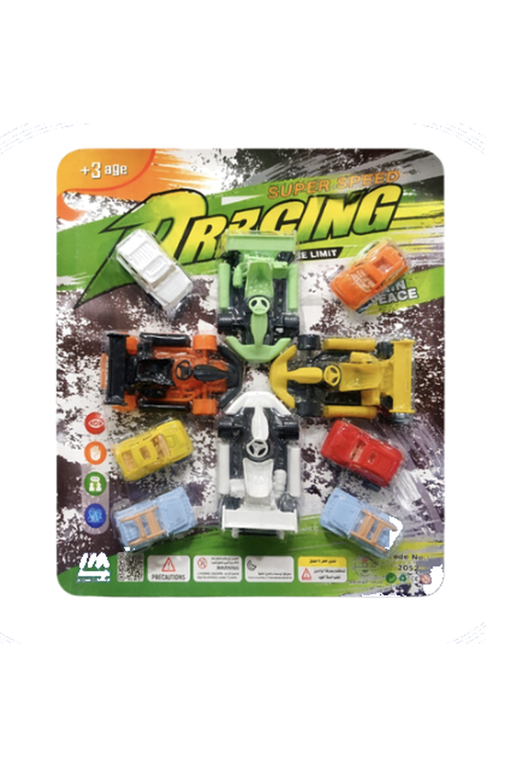 10-Piece Highway Car Card Set